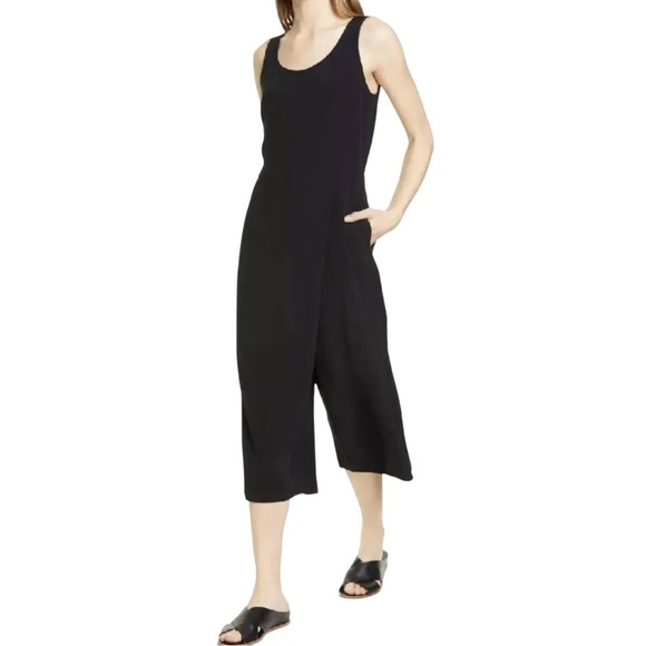 EILEEN FISHER Wrap Cami Jumpsuit S19GHT - Picture 2 of 11